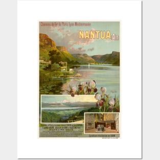 Nantua France Vintage Railroad Poster 1904 Posters and Art